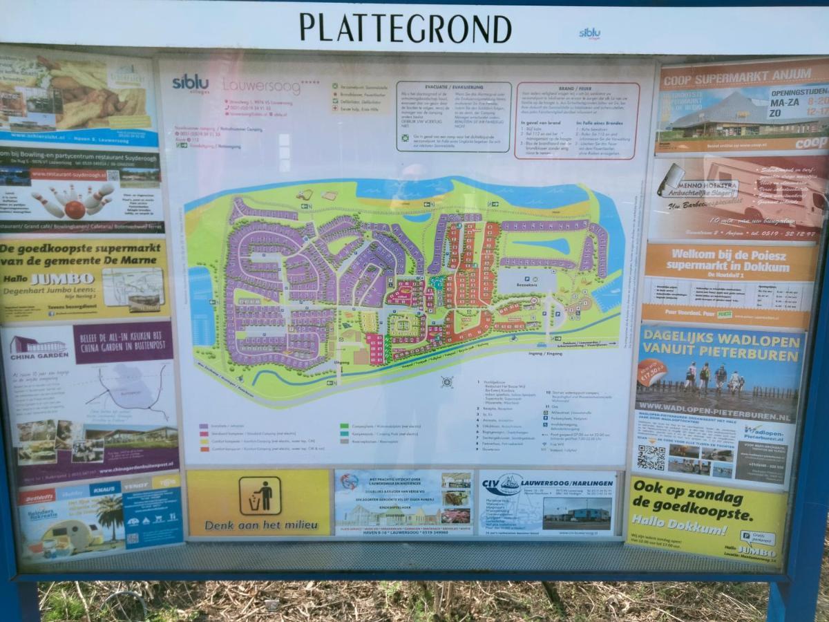 Bj Chalets - De Rug 3 - Vakantiepark Lauwersoog - Luxe Chalet Met Vaatwasser En Inloopkast! Vroege Incheck! Met Airco! Extérieur photo