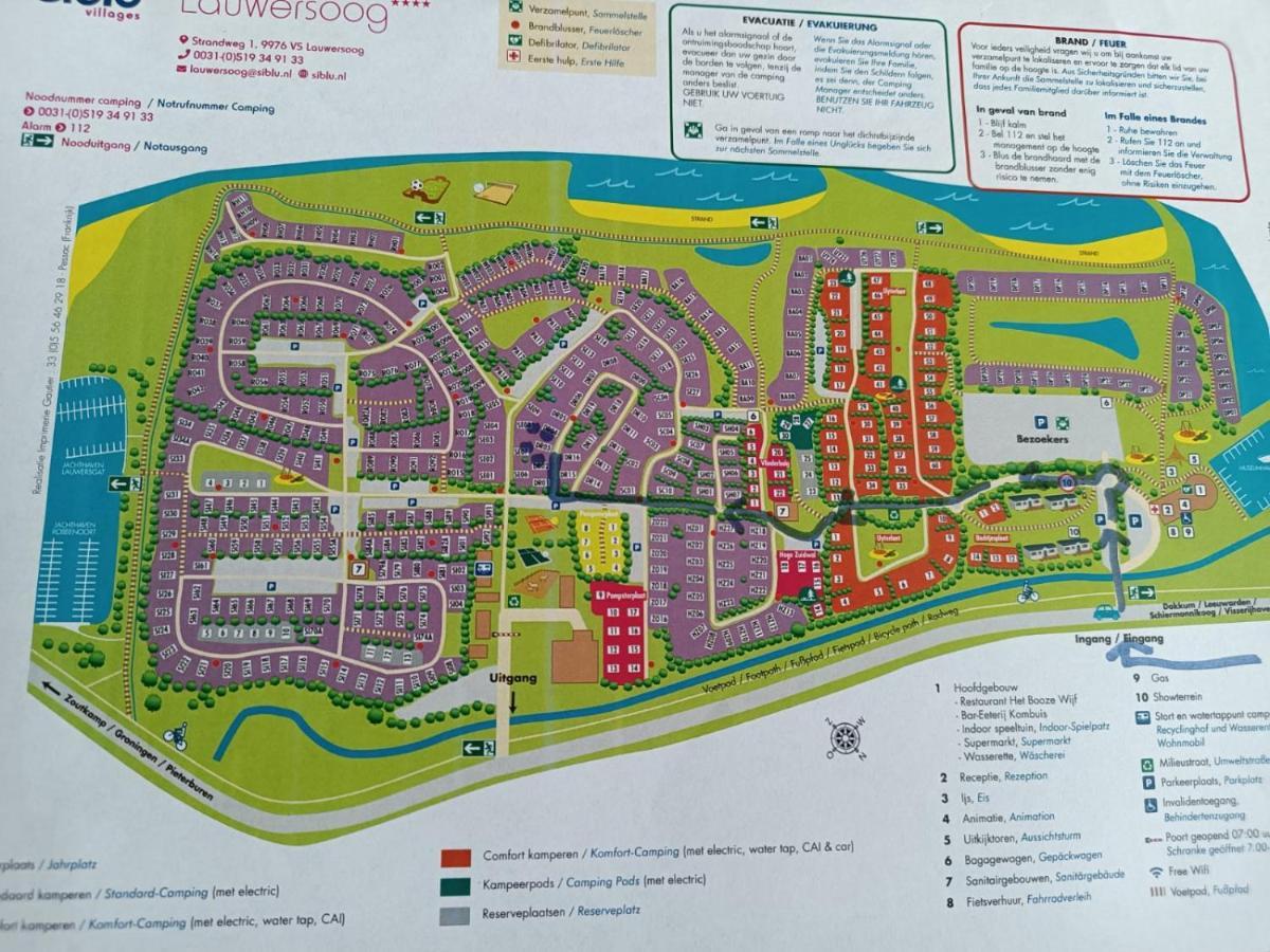Bj Chalets - De Rug 3 - Vakantiepark Lauwersoog - Luxe Chalet Met Vaatwasser En Inloopkast! Vroege Incheck! Met Airco! Extérieur photo